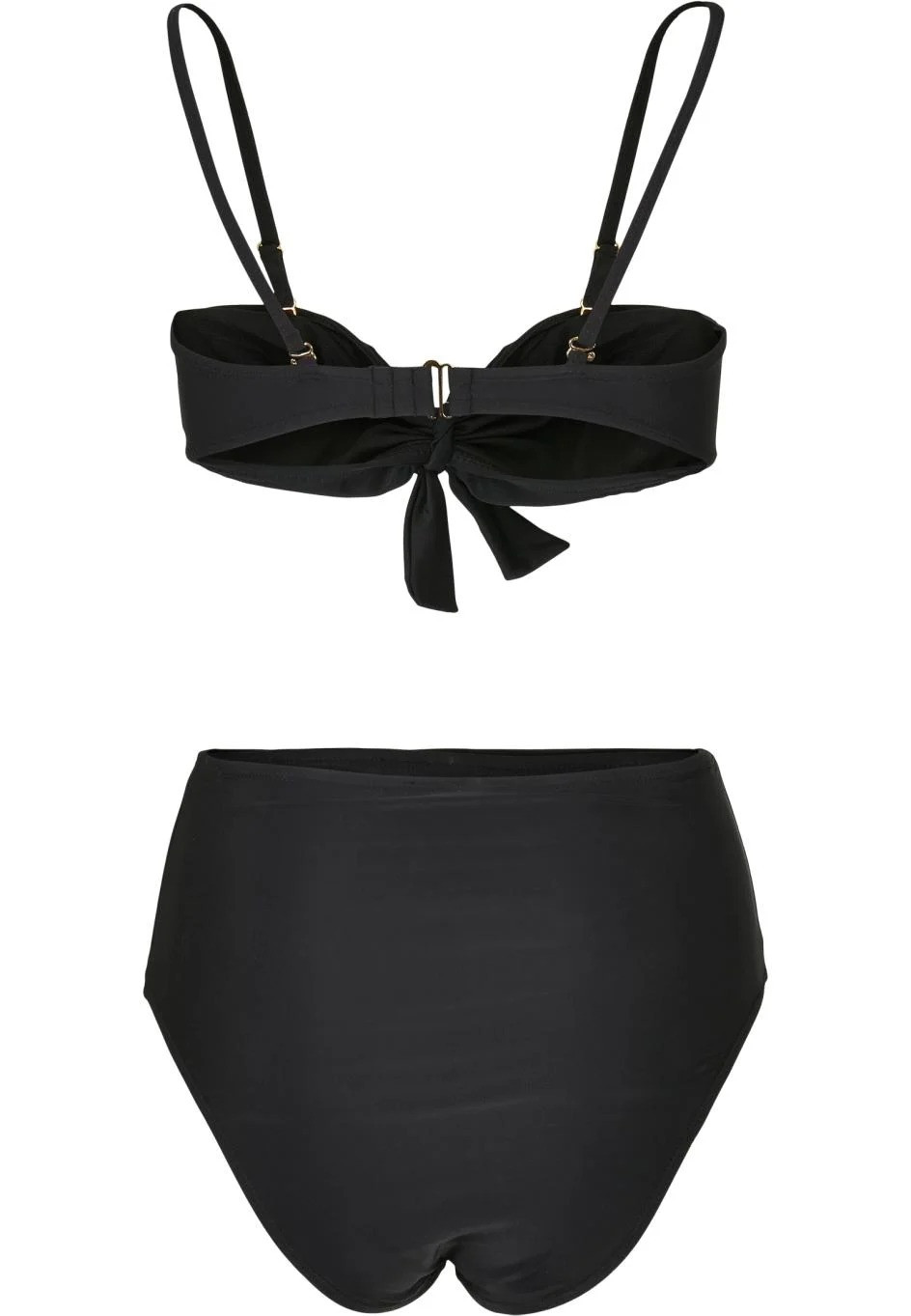 czarny komplet bikini 
