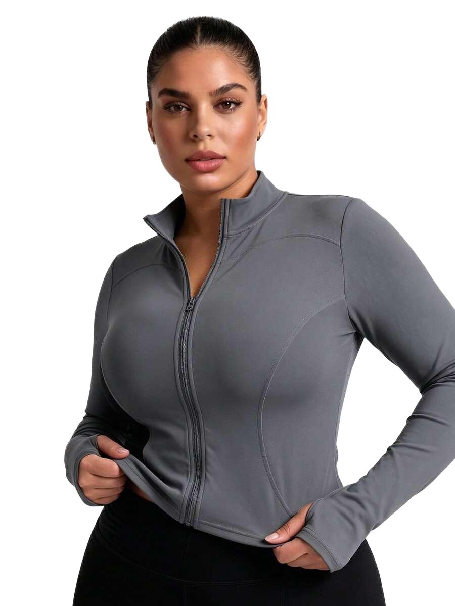 SZARA BLUZA SPORTOWA