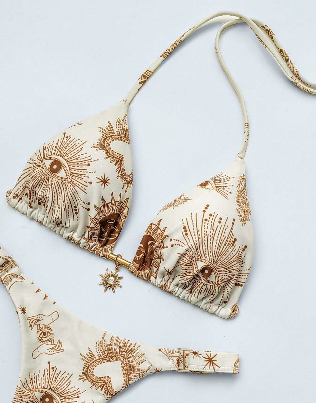 GÓRA OD BIKINI wzór WIĄZANIE