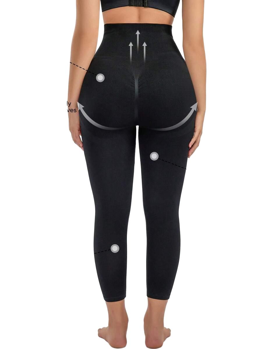 CZARNE LEGGINSY WYSOKI STAN