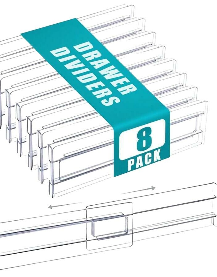 PRZEGRÓDKA DO SZUFLAD SEPARATOR 8-PACK