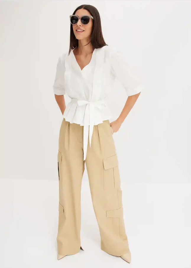 BIAŁA BLUZKA CASUAL