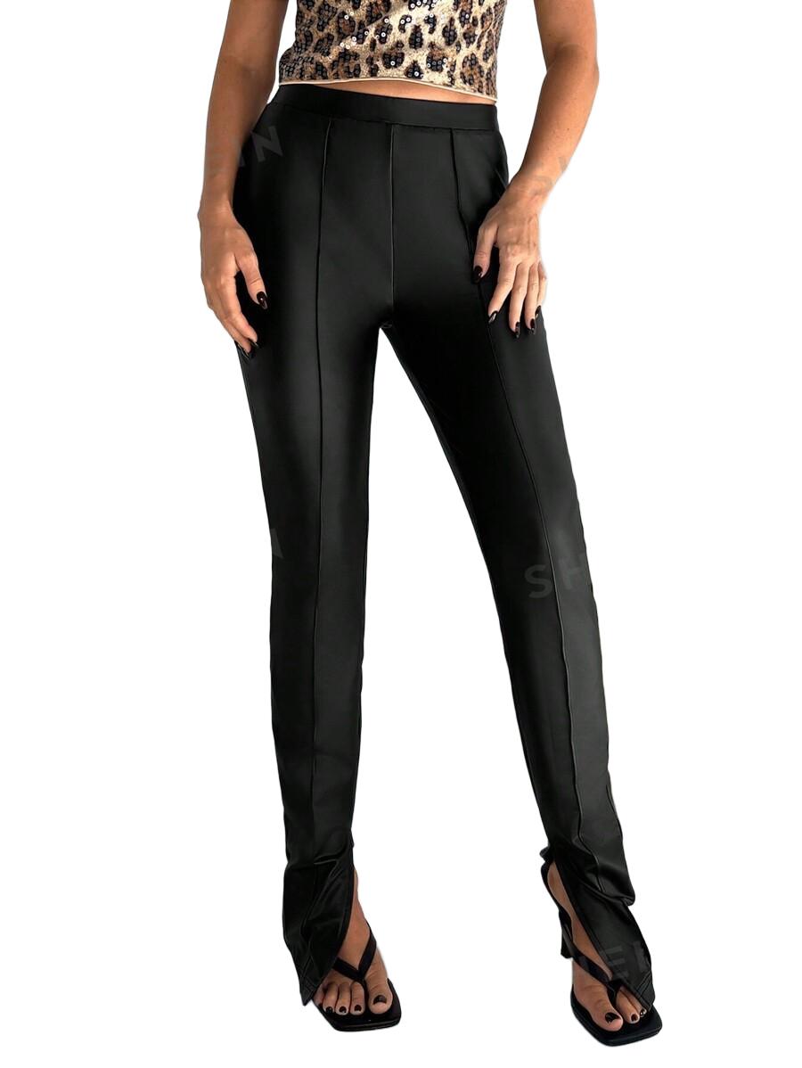 legginsy z rozcięciem