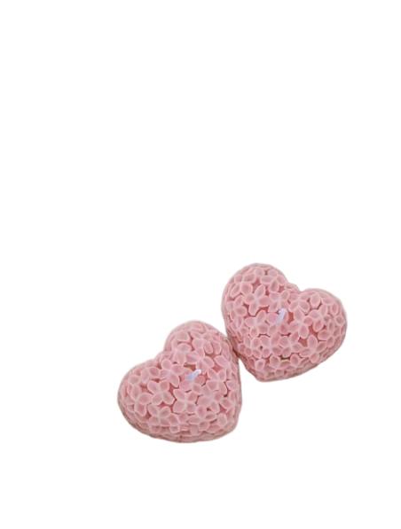 różowa świeczka 2-pack