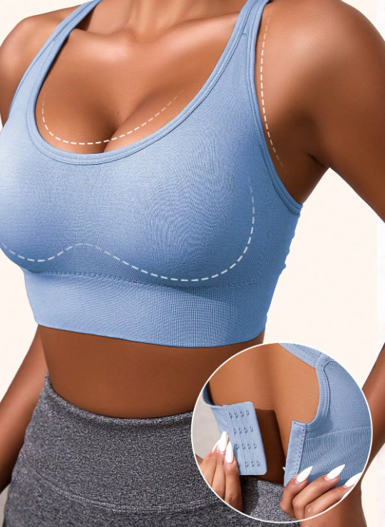 NIEBIESKI TOP SPORTOWY