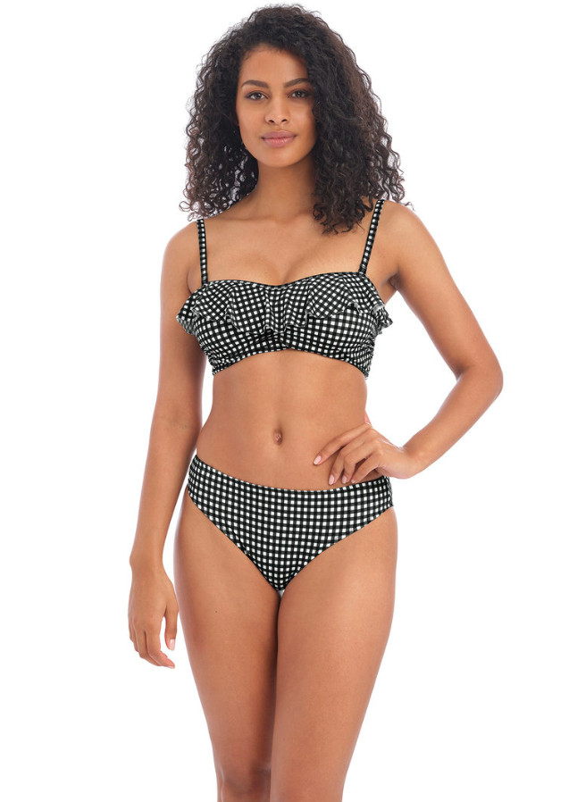 góra od bikini kratka falbana