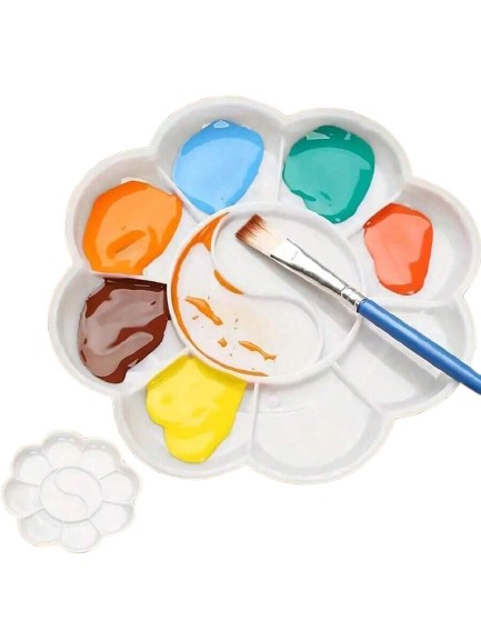mini paleta malarska do farb 9-pack