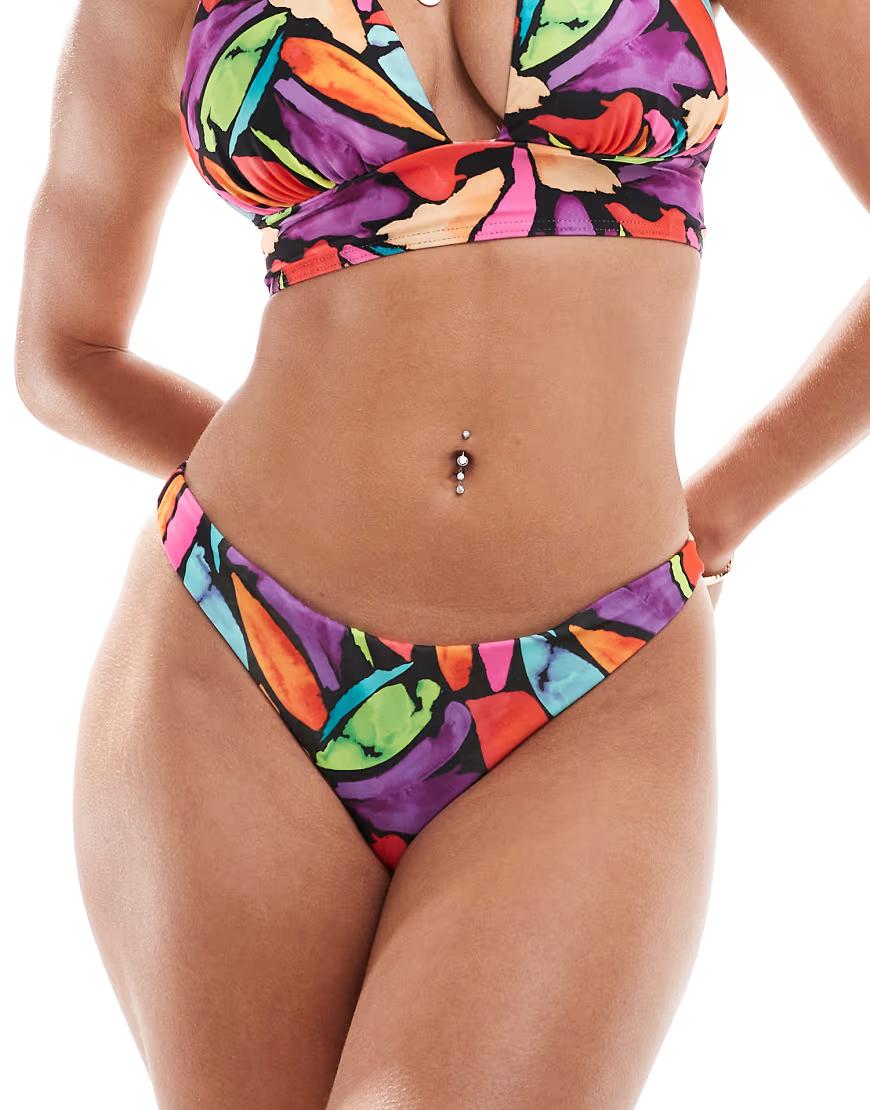 dół od bikini print