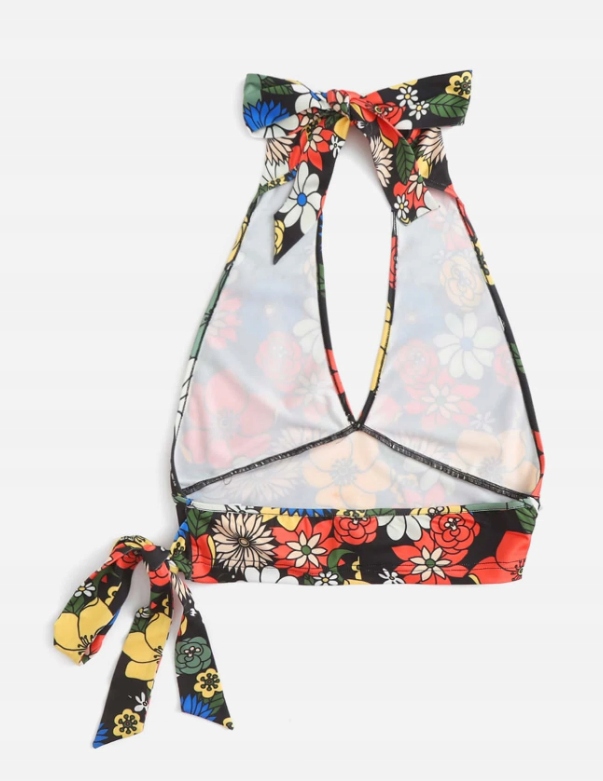 wiązany top print