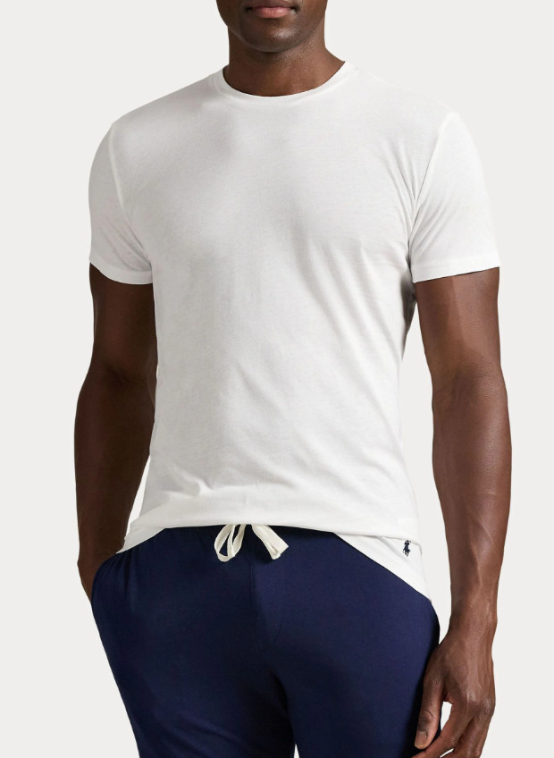 BIAŁY T-SHIRT CASUAL 2-pack