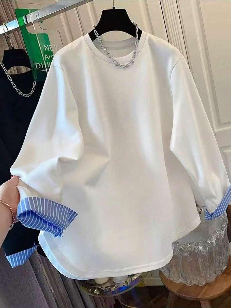 BIAŁA BLUZKA OVERSIZE