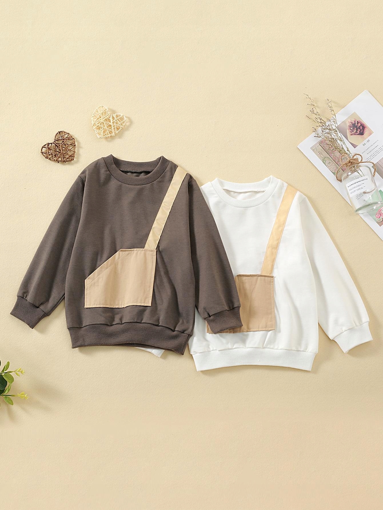 BLUZA OKRĄGŁY DEKOLT 2-PACK