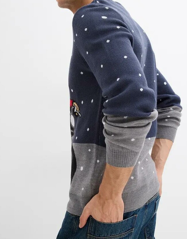 SWETER Z MOTYWEM ŚWIĄTECZNYM