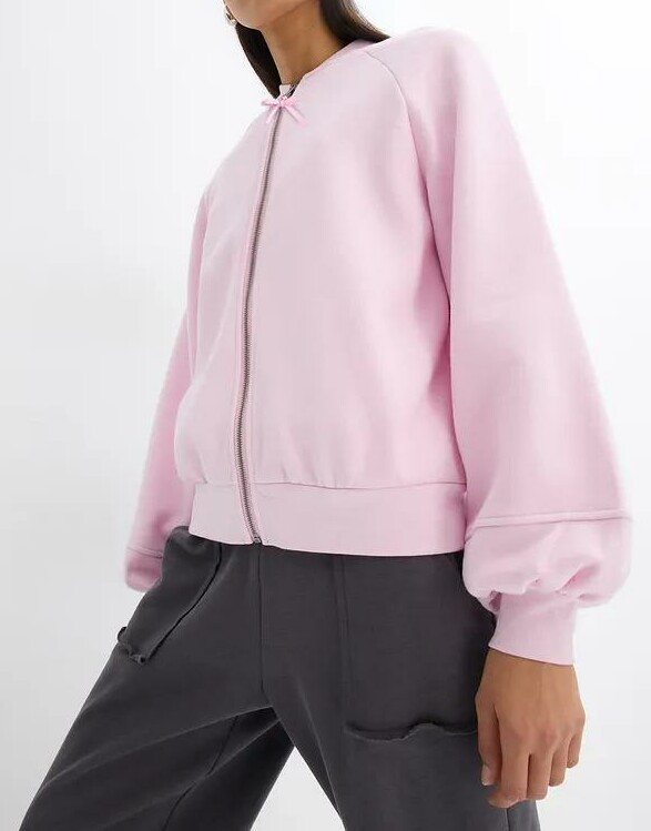 BLUZA Z BUFIASTYMI RĘKAWAMI