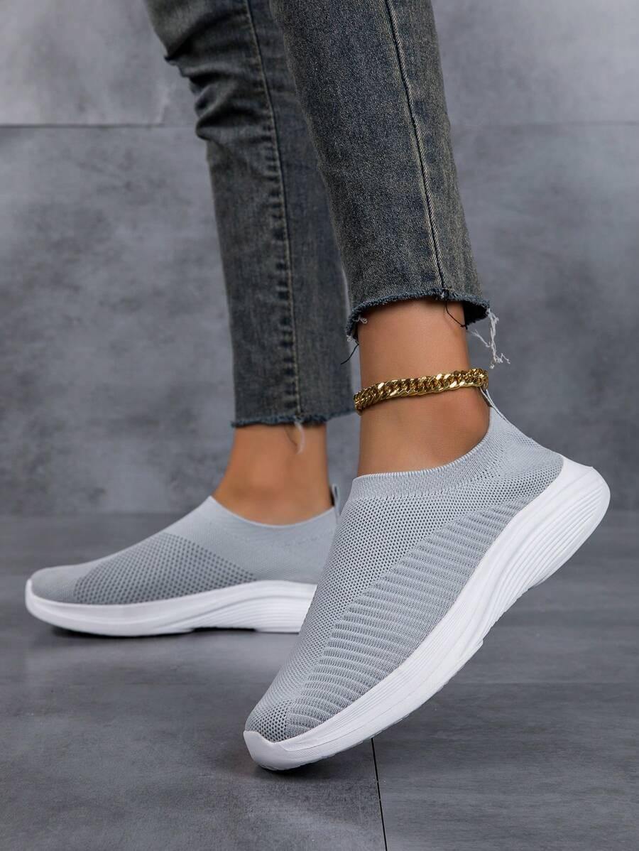 SZARE WSUWANE BUTY SPORTOWE