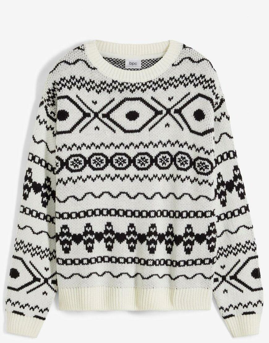 SWETER ZE WZOREM 