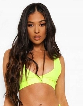 żółta góra od bikini neon