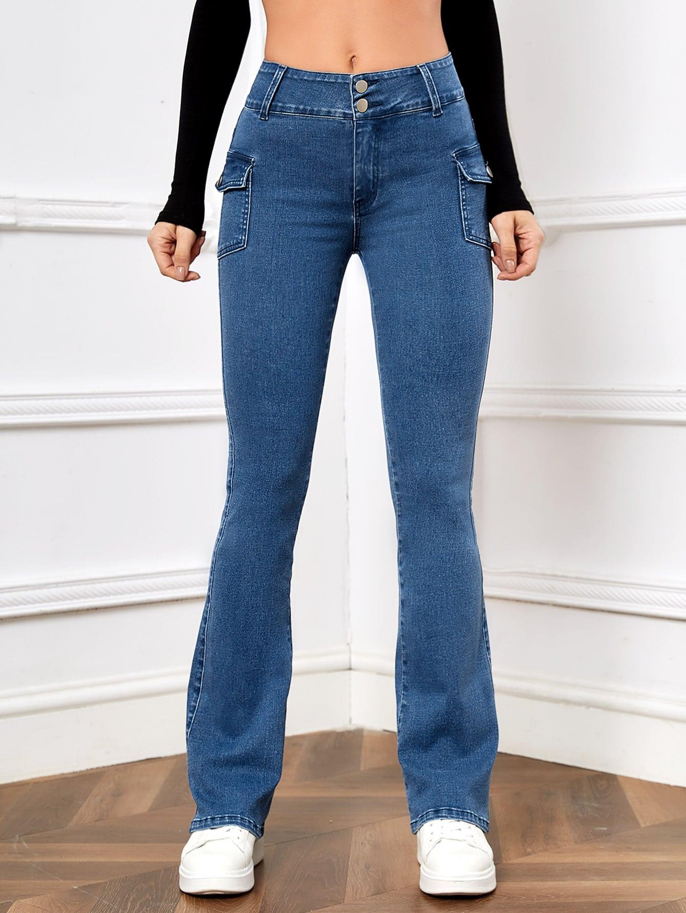 NIEBIESKIE SPODNIE JEANS