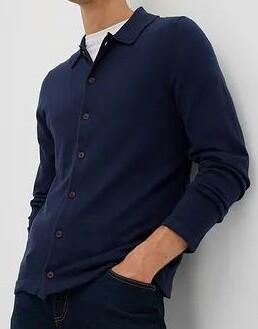 SWETER MĘSKI PLUS SIZE ROZPINANY