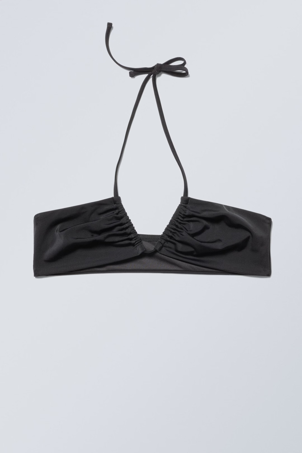 CZARNA GÓRA OD BIKINI WIĄZANIE