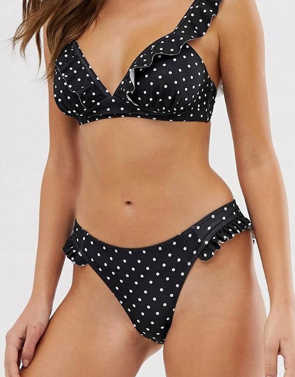 DÓŁ OD BIKINI WZÓR GROSZKI