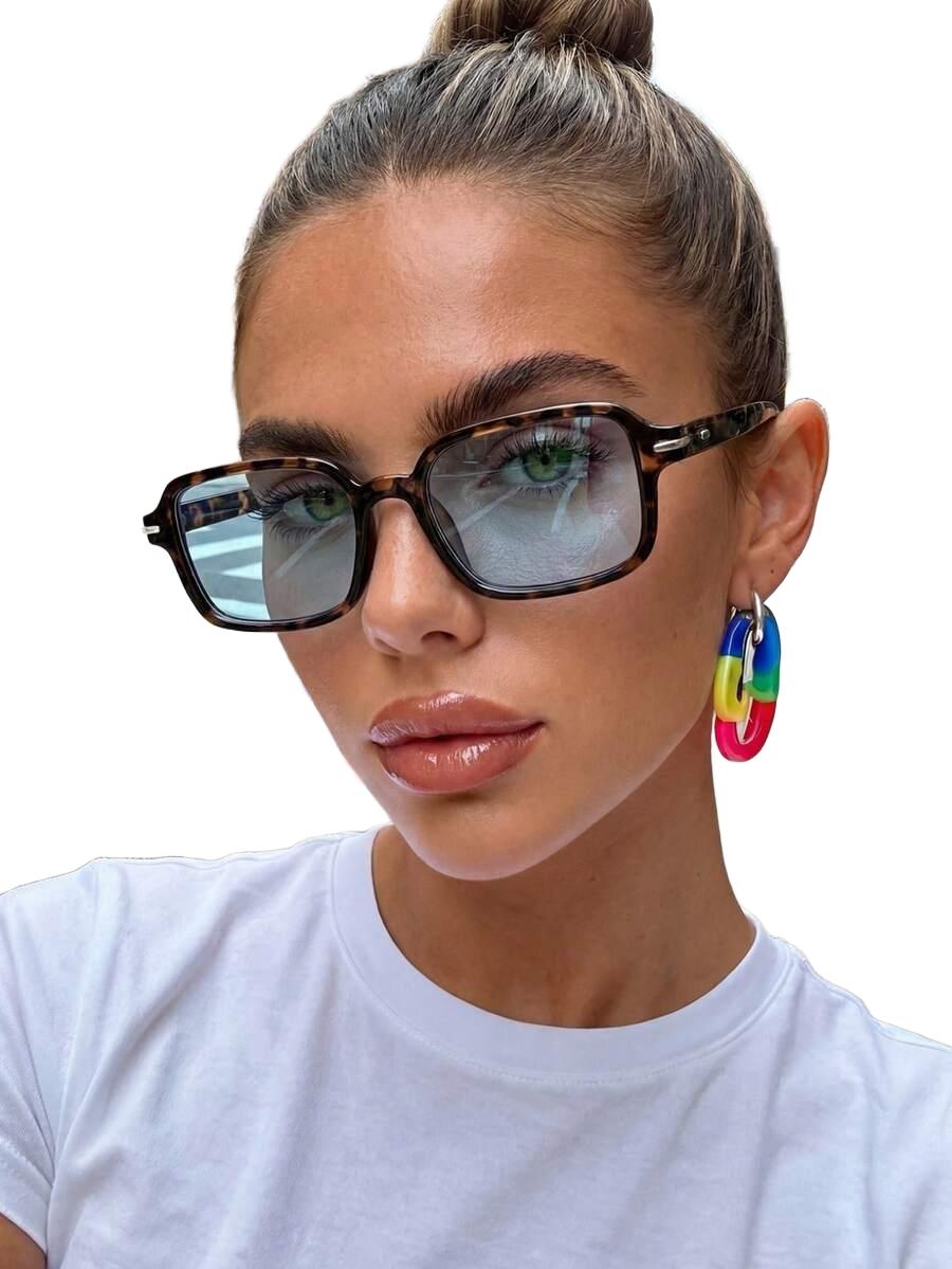 okulary zerówki animal print