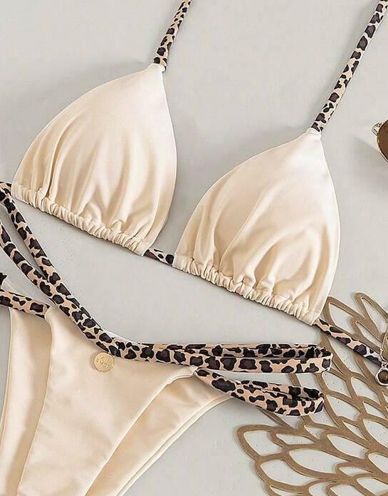 GÓRA OD BIKINI animal print