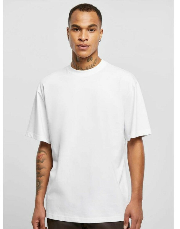 biały t-shirt oversize