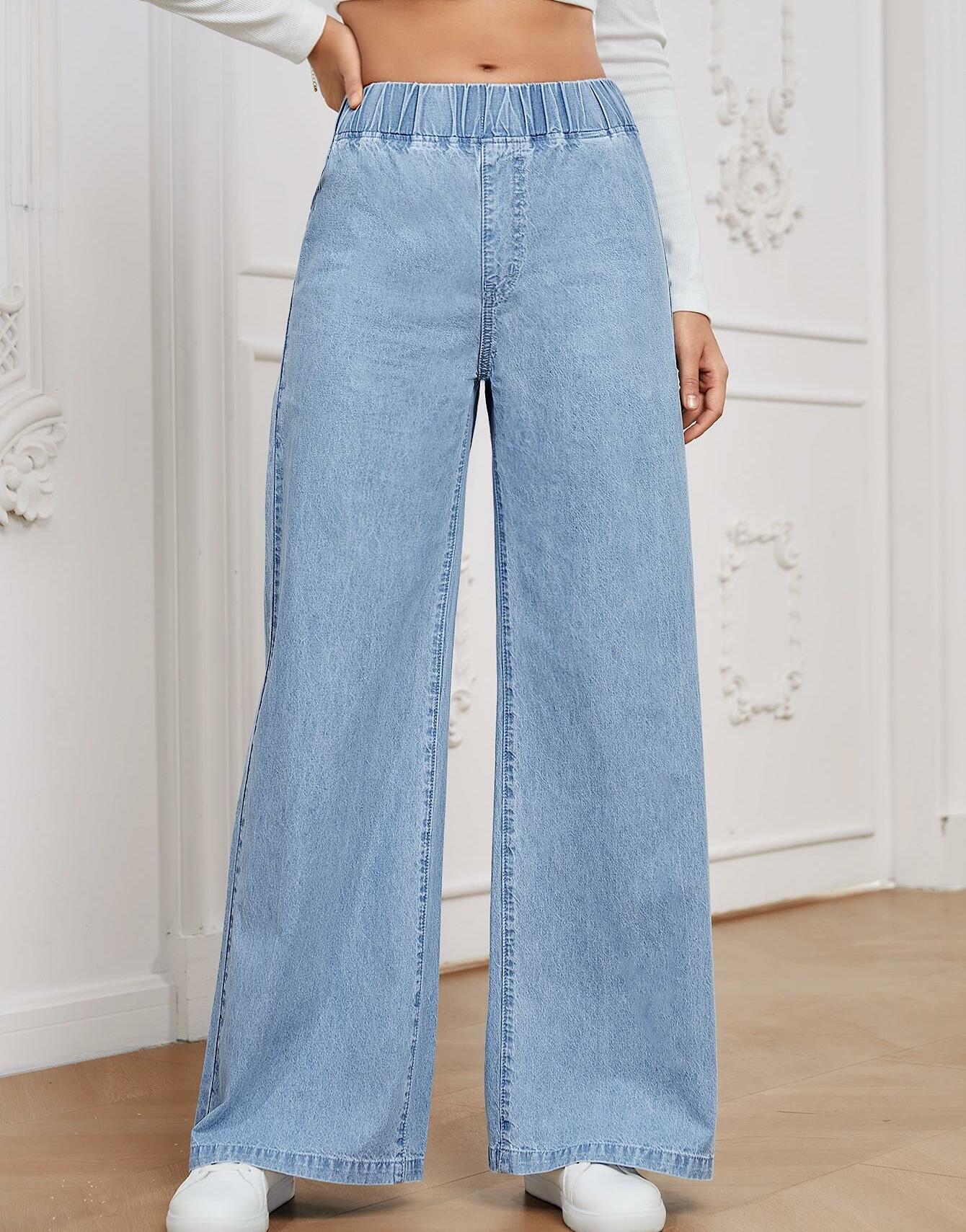 NIEBIESKIE SPODNIE JEANS 