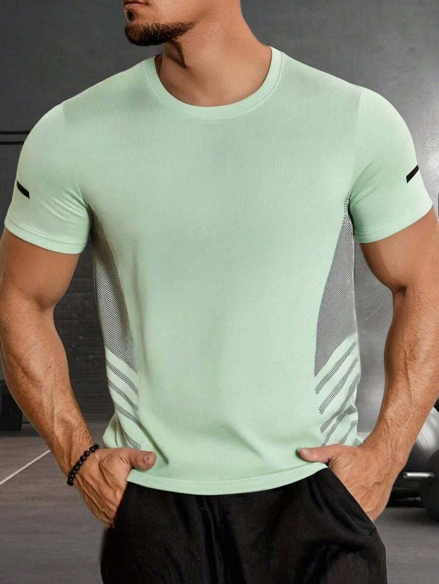 zielony T-SHIRT SPORTOWY