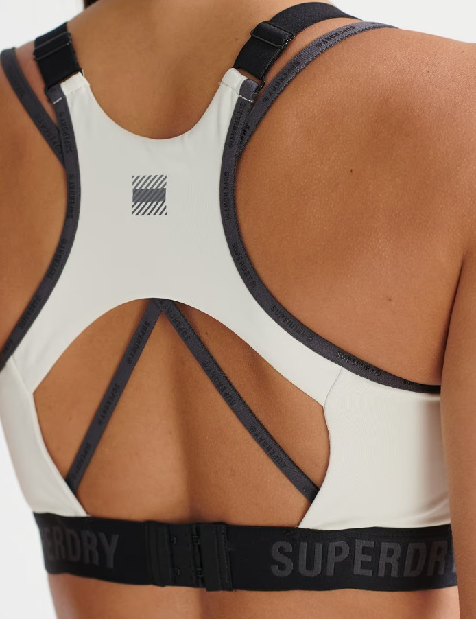 szary sportowy top logo