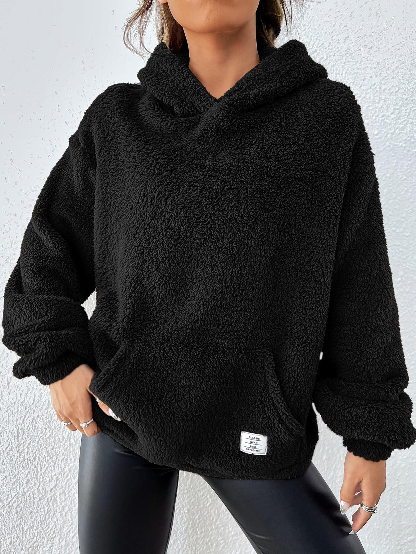 CZARNA BLUZA kaptur