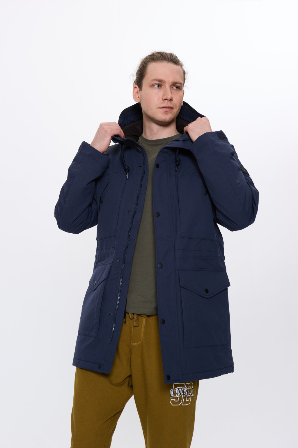 granatowa KURTKA PARKA 2500018-15039