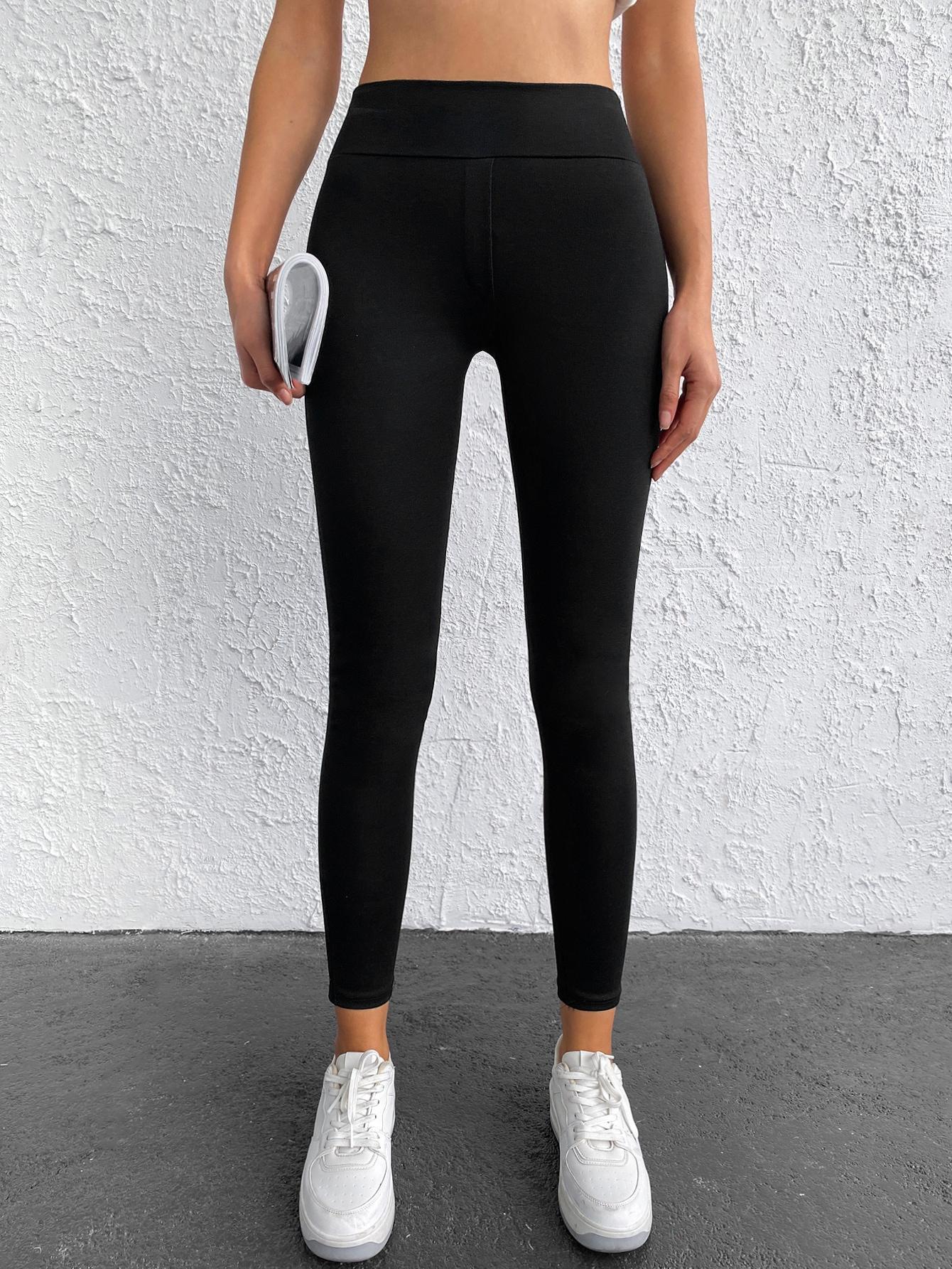 CZARNE LEGGINSY KIESZENIE