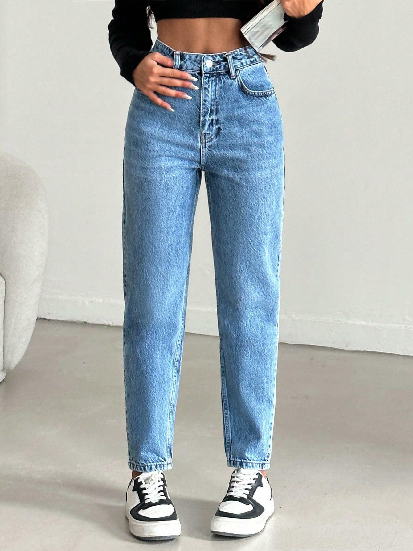 NIEBIESKIE SPODNIE JEANS