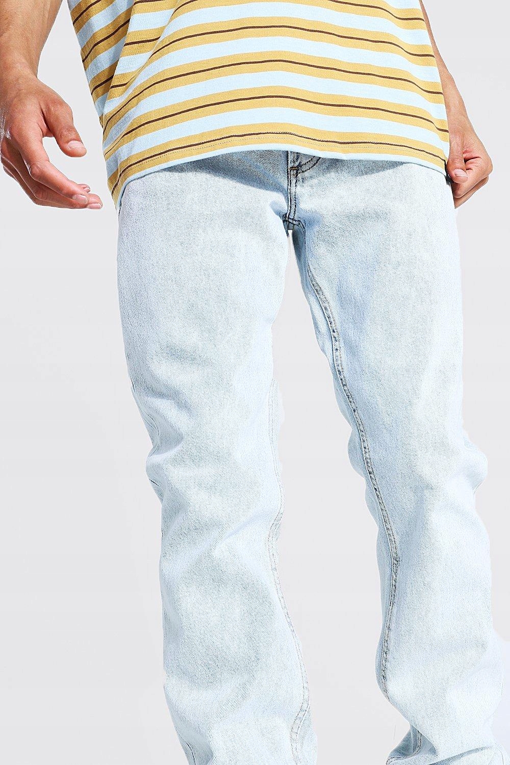 niebieskie spodnie jeans 