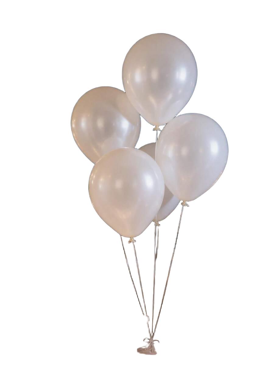białe balony 10-pack