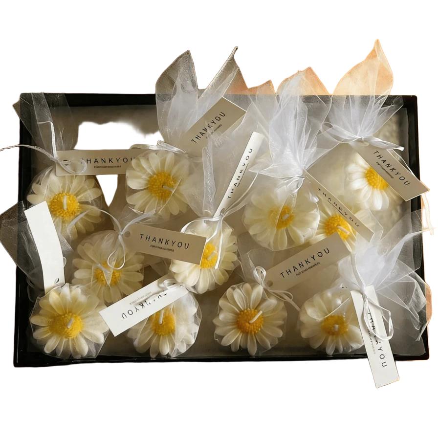 świeca stokrotka 3-pack