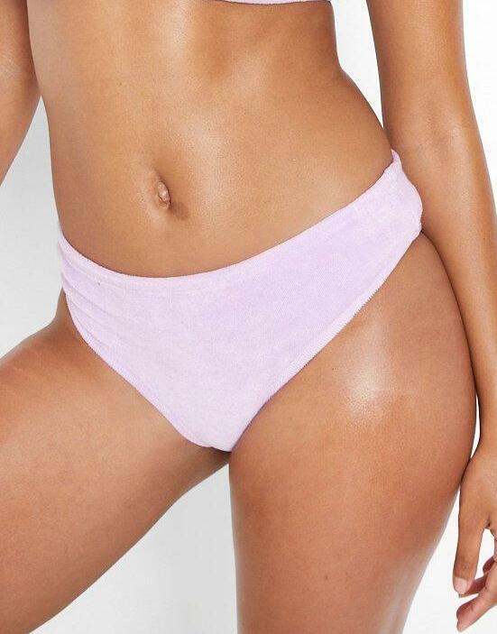 różowy dół od bikini wysoki stan 