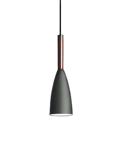 czarna wisząca lampa