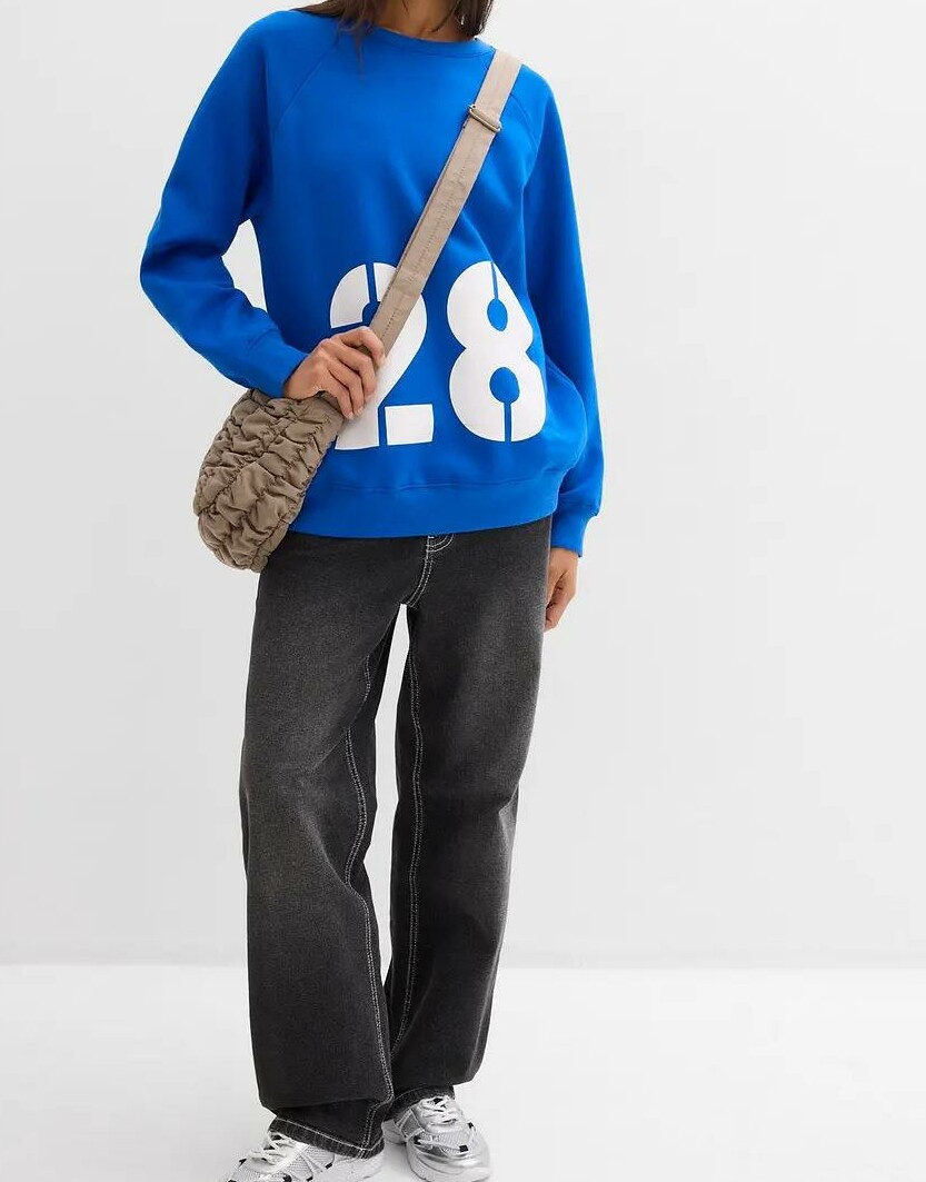 BLUZA DAMSKA REGULAR BAWEŁNIANA 