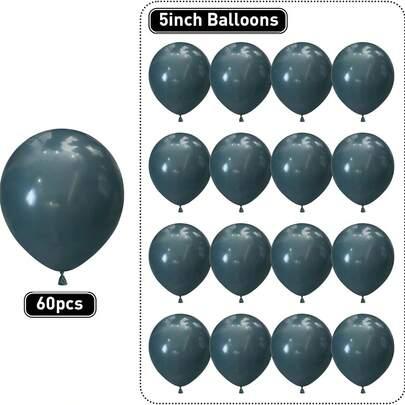 niebieskie balony 60-pack