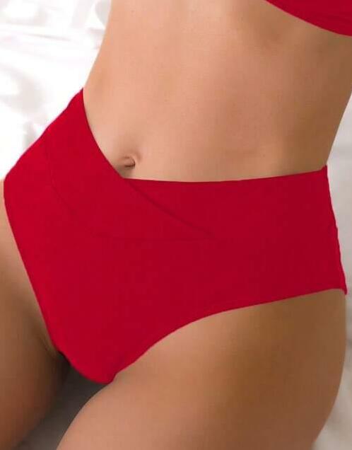 czerwony DÓŁ OD BIKINI FIGI