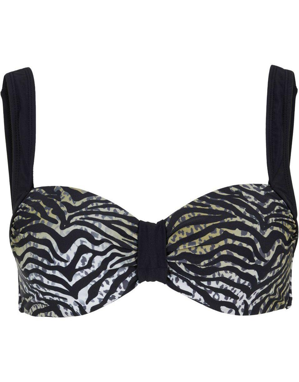 GÓRA OD BIKINI WZÓR ZEBRY