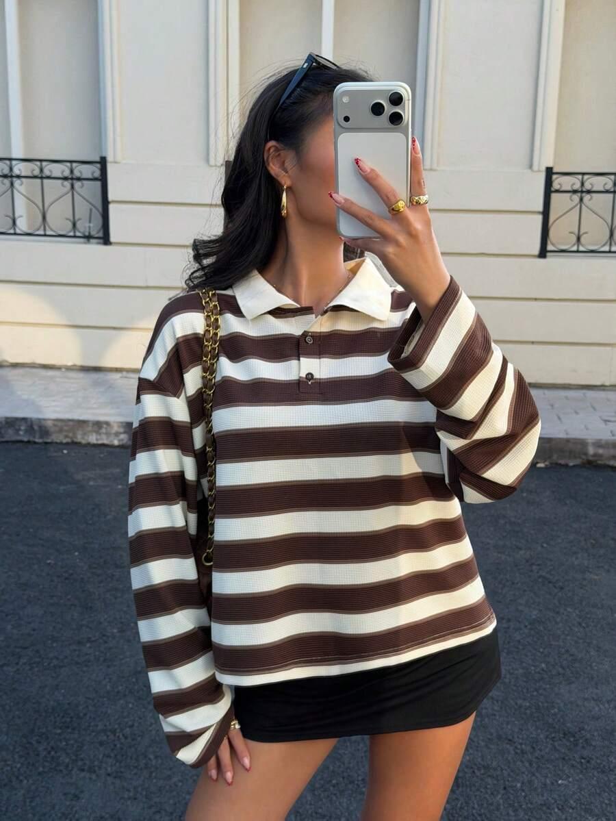 bluzka paski casual