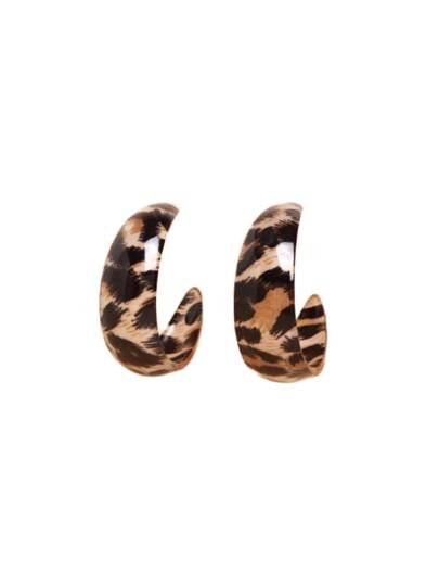 kolczyki animal print 