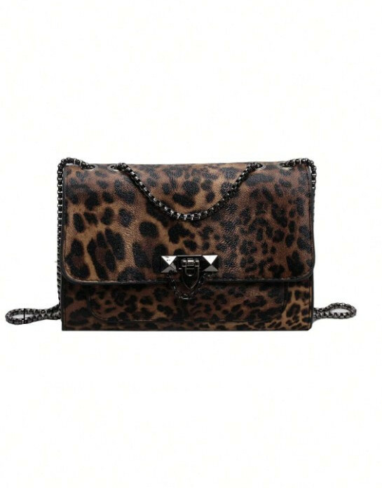 torebka naramię animal print