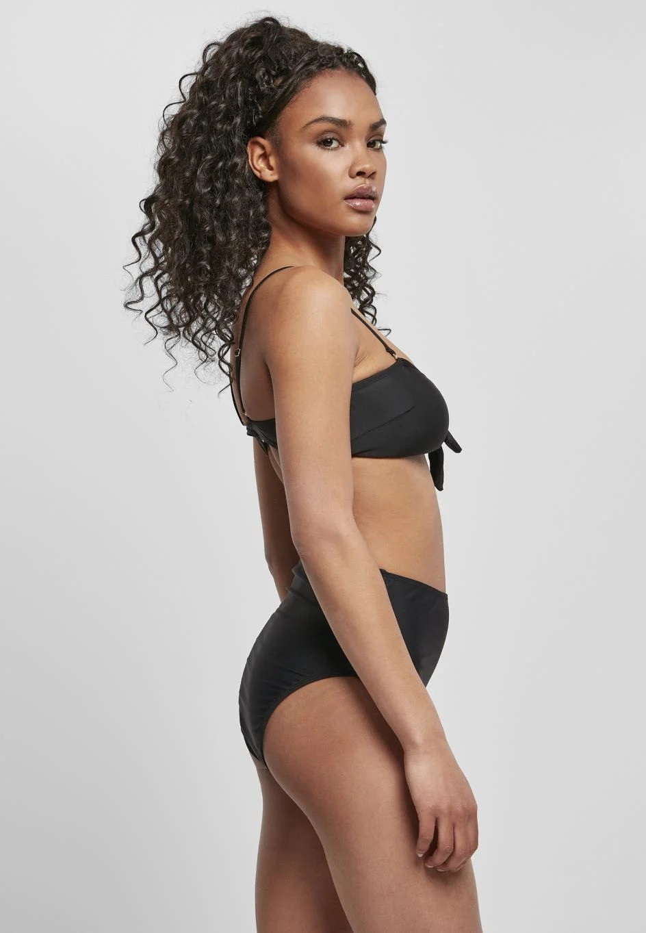 czarny komplet bikini 