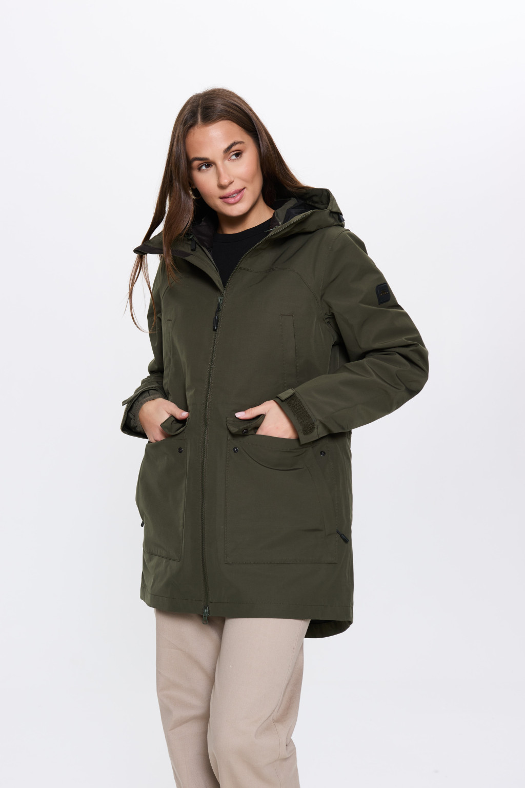ZIELONA KURTKA PARKA 3W1 1500018-16028