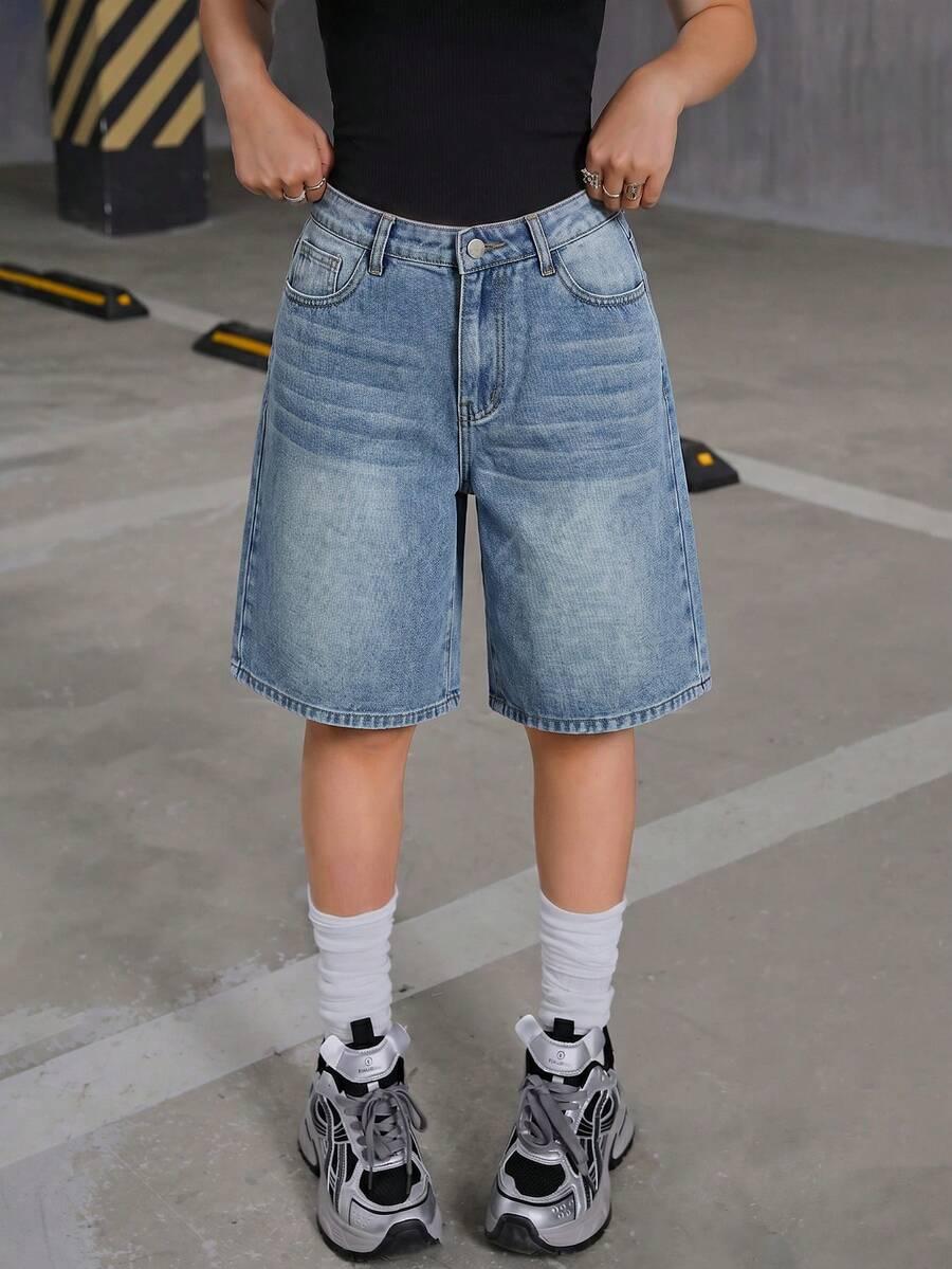 krótkie spodenki jeans